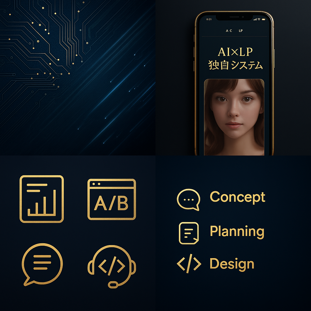 AI×LPコンサルティングサービスのイメージ